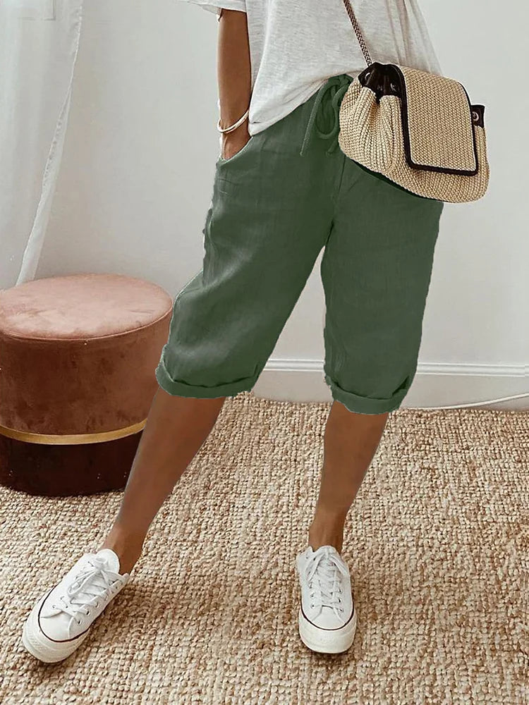 Carmen - Preciosos y muy cómodos shorts de algodón para mujer.