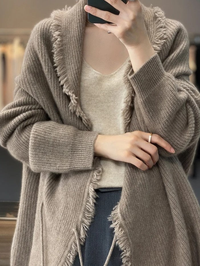 Cárdigan largo elegante y cómodo para mujer