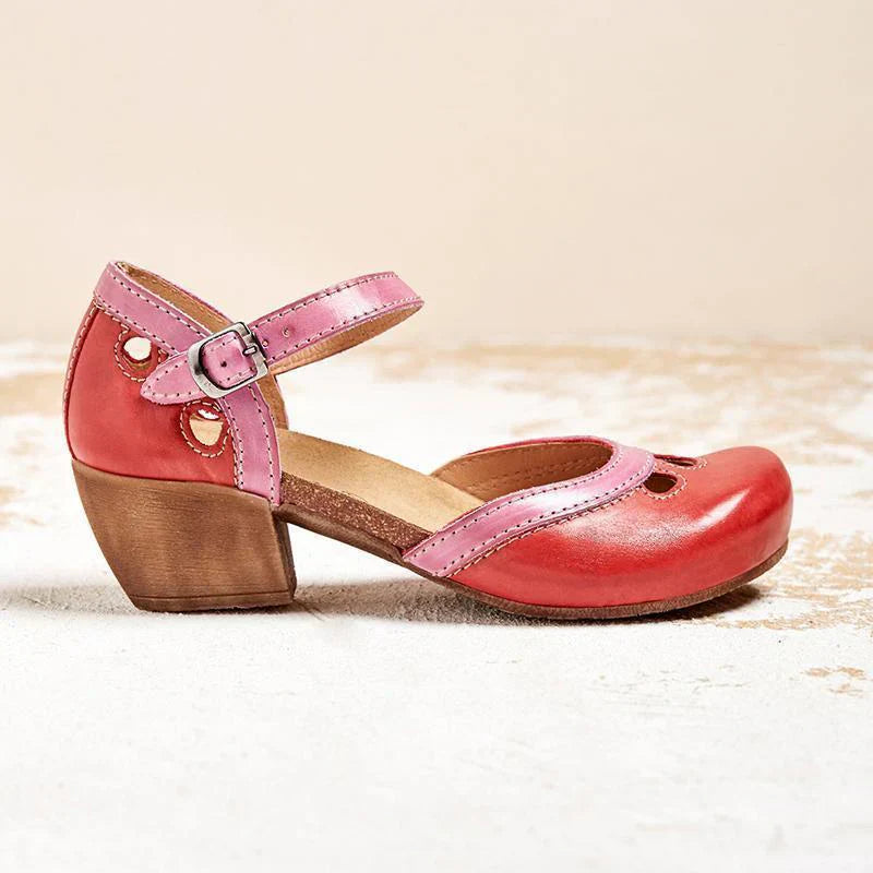 Sandalias de mujer con tacón bajo y diseño cómodo para el día a día