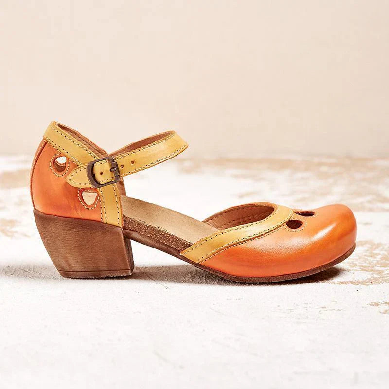Sandalias de mujer con tacón bajo y diseño cómodo para el día a día