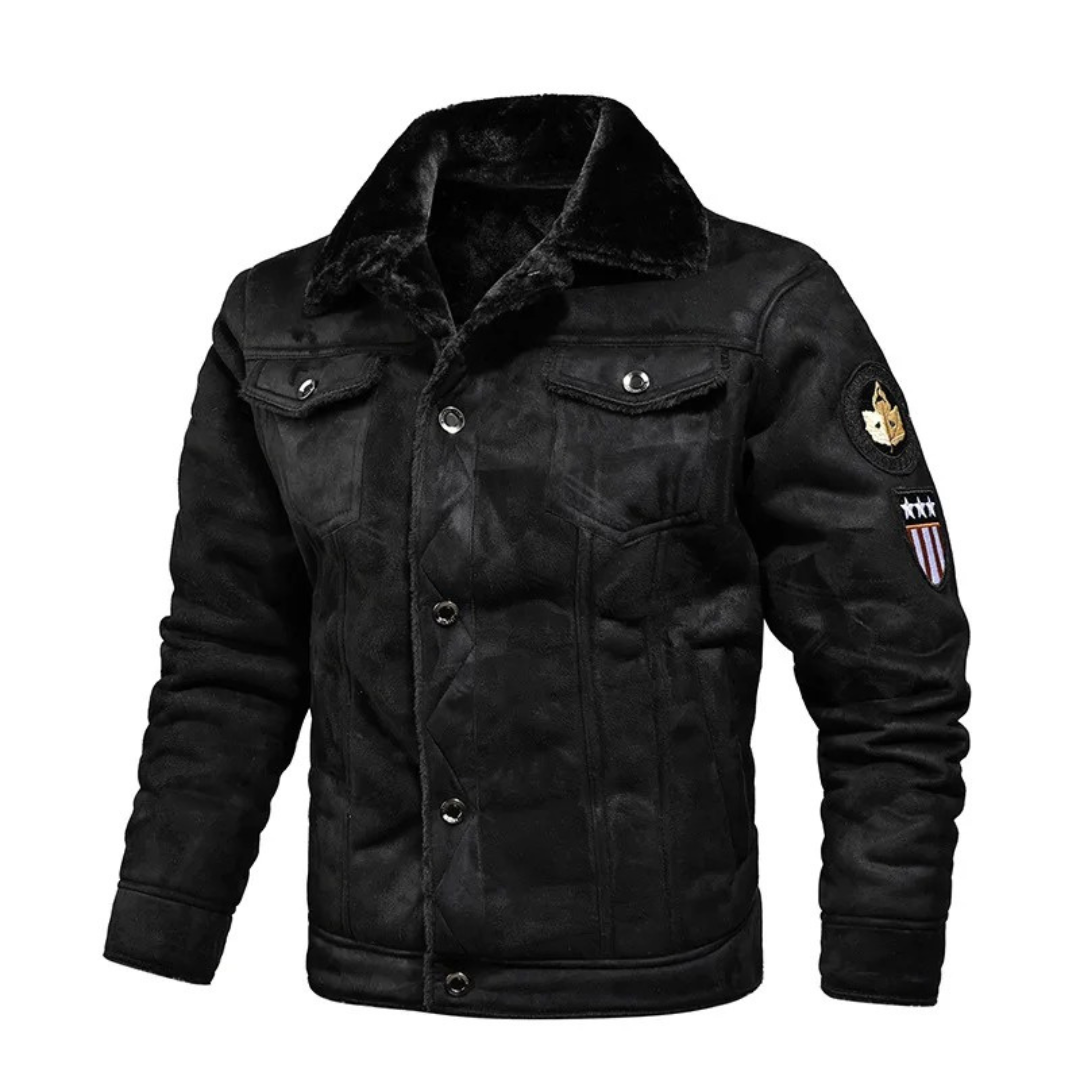 Chaqueta cálida para hombre con diseño moderno y elegante