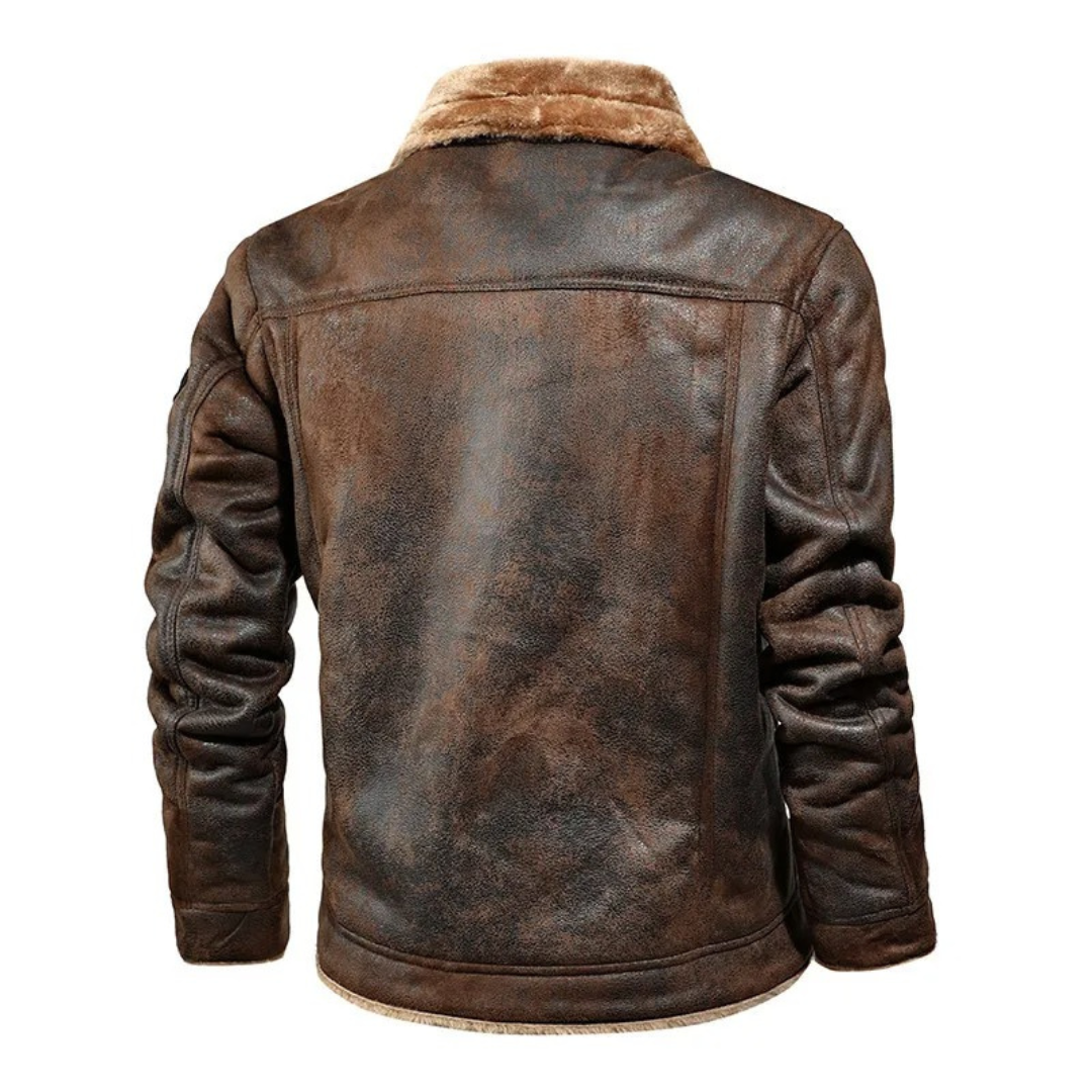 Chaqueta cálida para hombre con diseño moderno y elegante