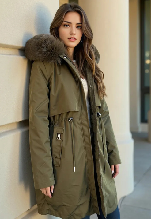 Parka de Invierno para Mujeres con Estilo Contemporáneo