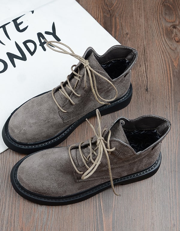 Botas Retro con Cordones para Comodidad - Elegantes
