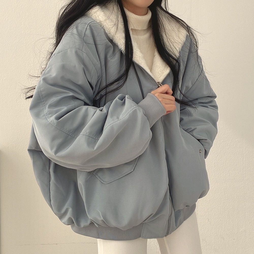 Chaqueta de Sudadera Reversible Oversize para Máximo Confort