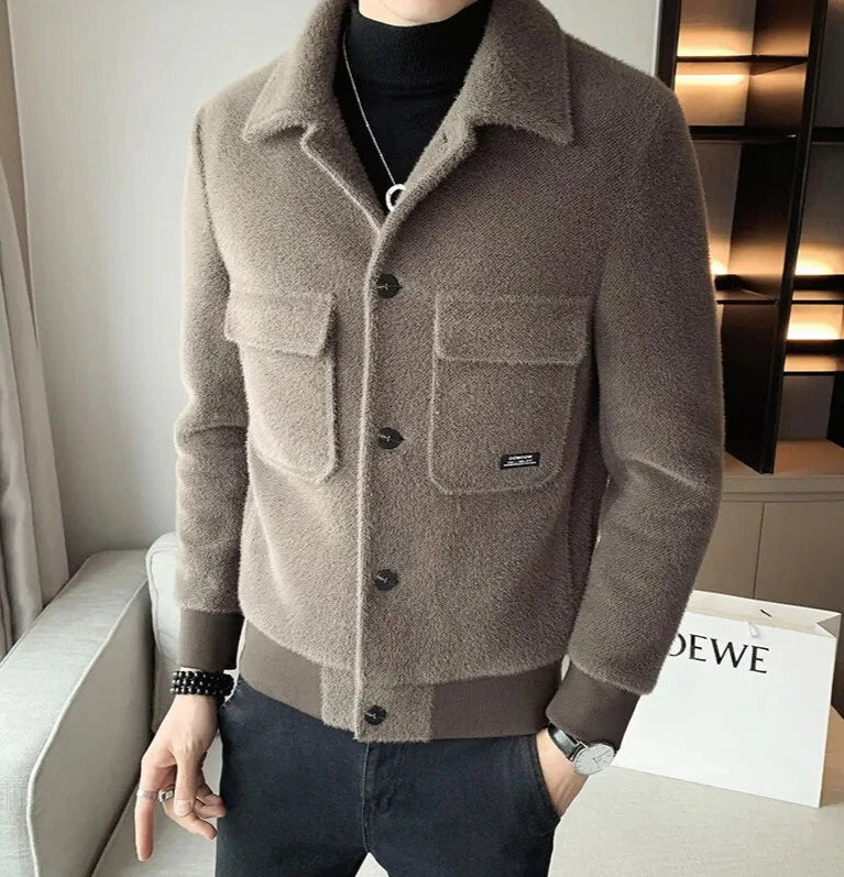 Abrigo de invierno elegante con corte clásico