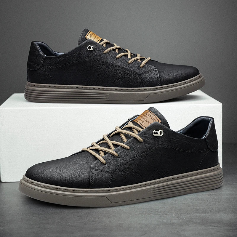Oxfords - Zapatillas de piel auténtica