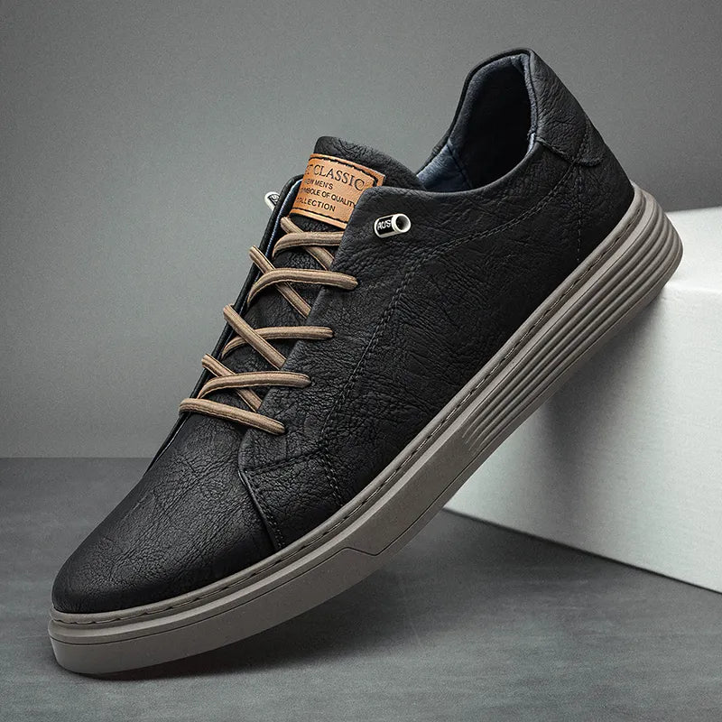 Oxfords - Zapatillas de piel auténtica