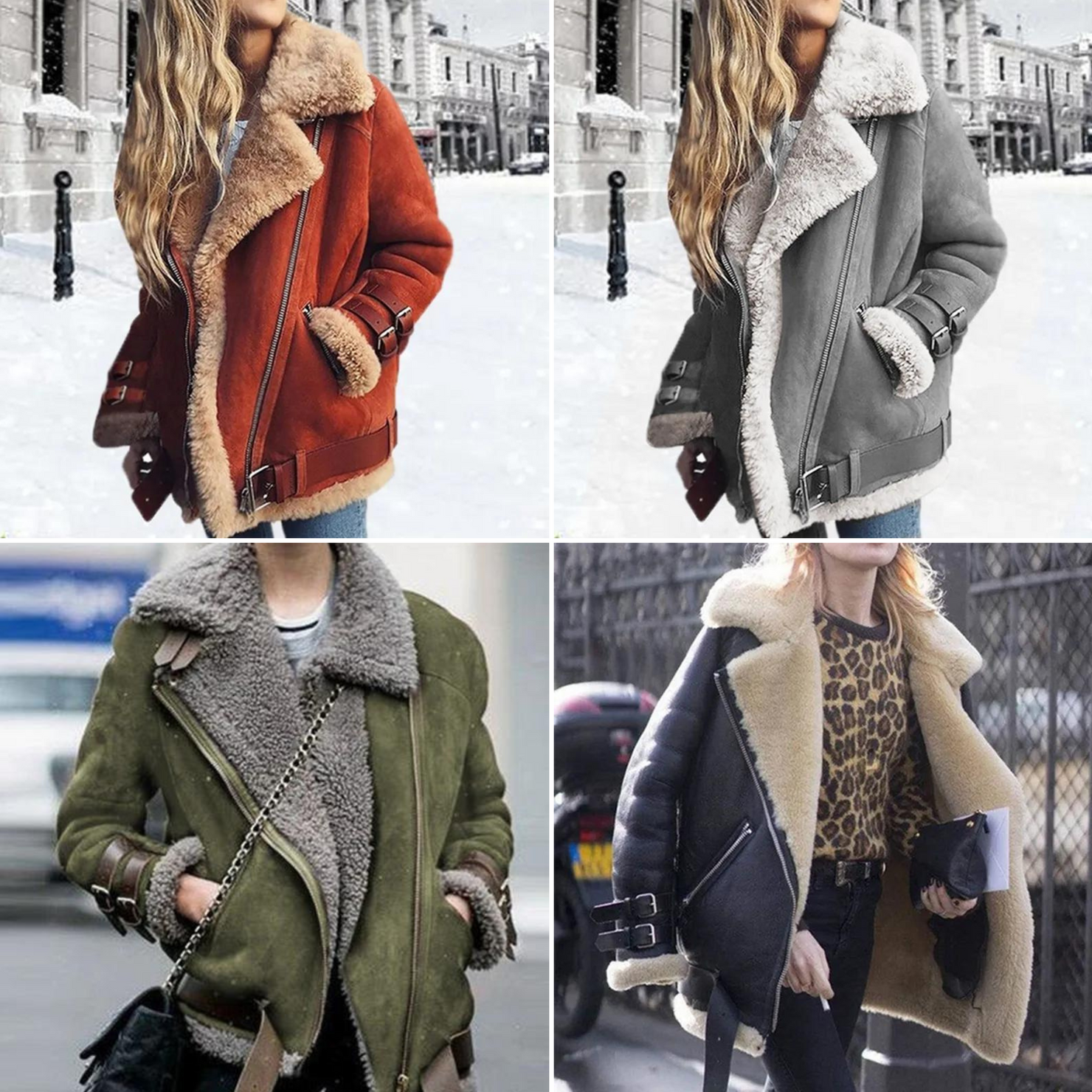 Chaqueta para mujer con hebilla y cuello elegante, ideal para un mira sofisticado
