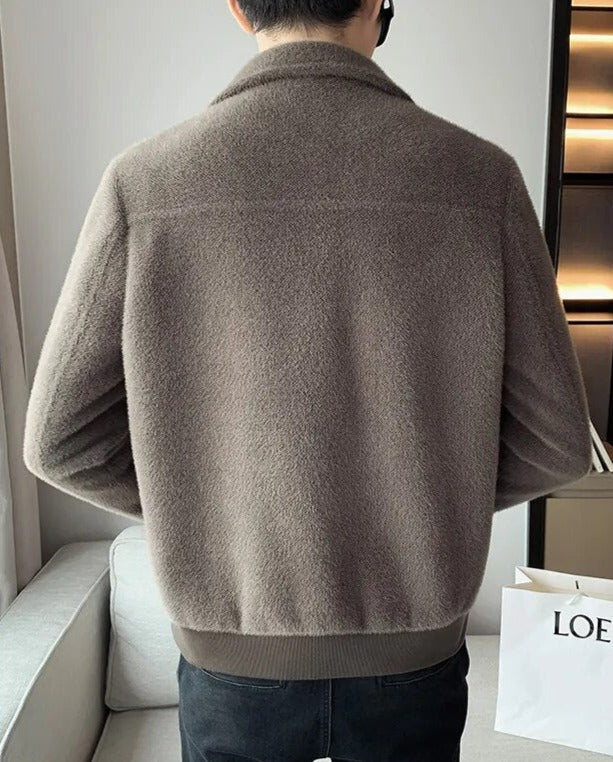 Abrigo de invierno elegante con corte clásico