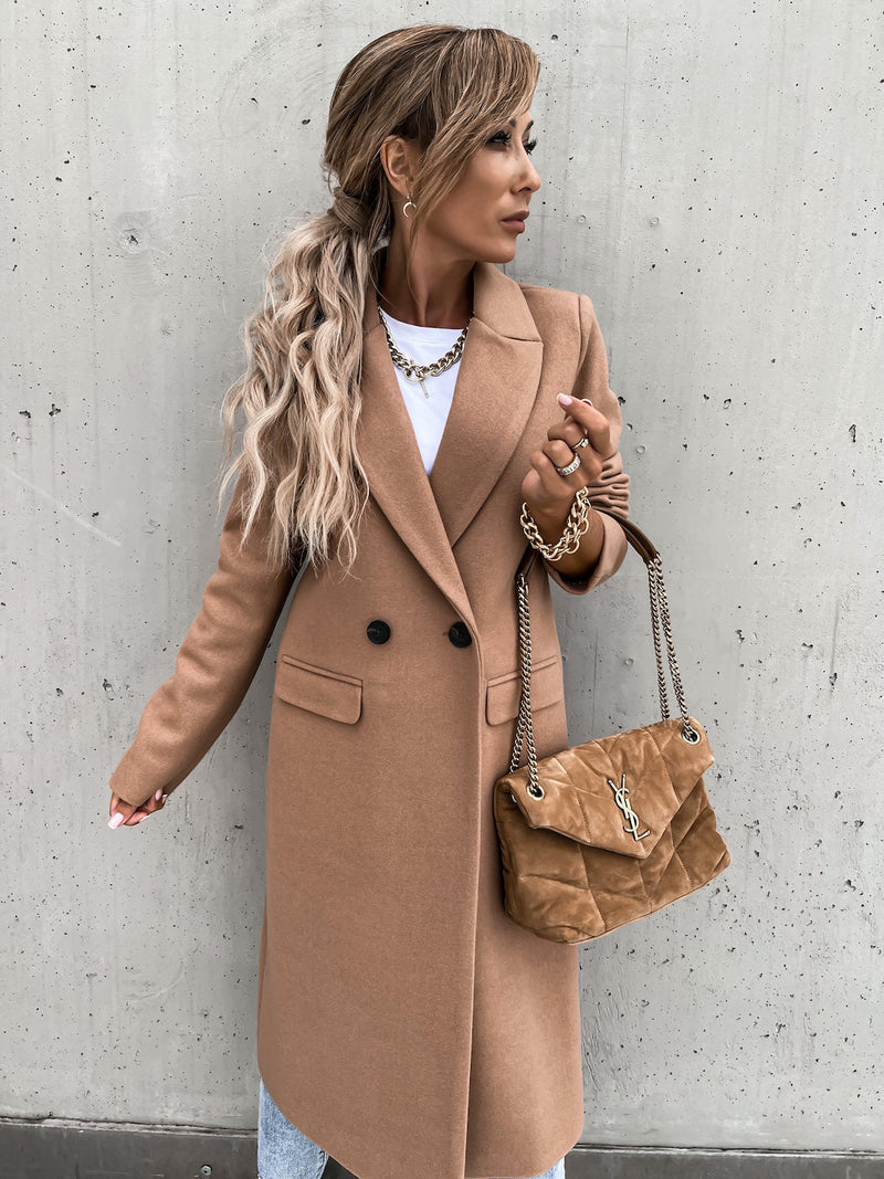 Abrigo Largo Elegante y Cálido para Mujeres