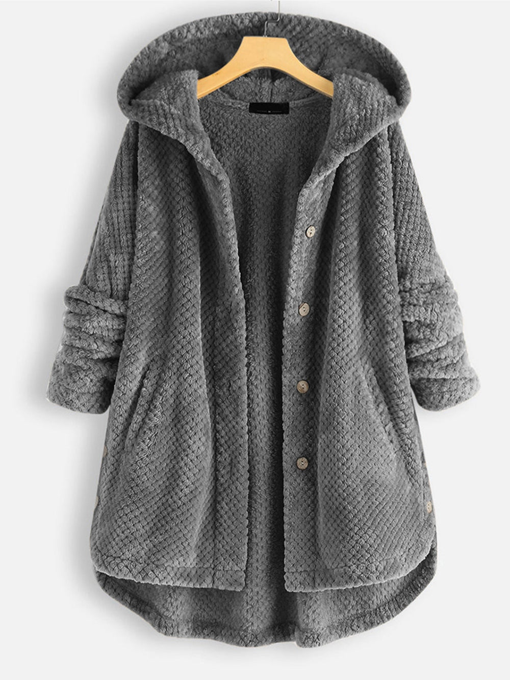 Chaqueta de invierno para mujer con capucha y diseño moderno
