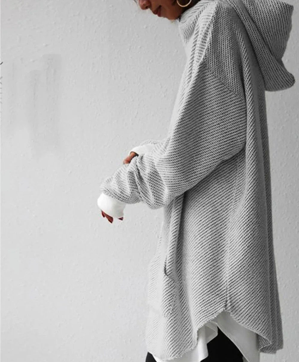 Sudadera con Capucha Informal - Diseño Suelto y Sencillo para Uso Diario