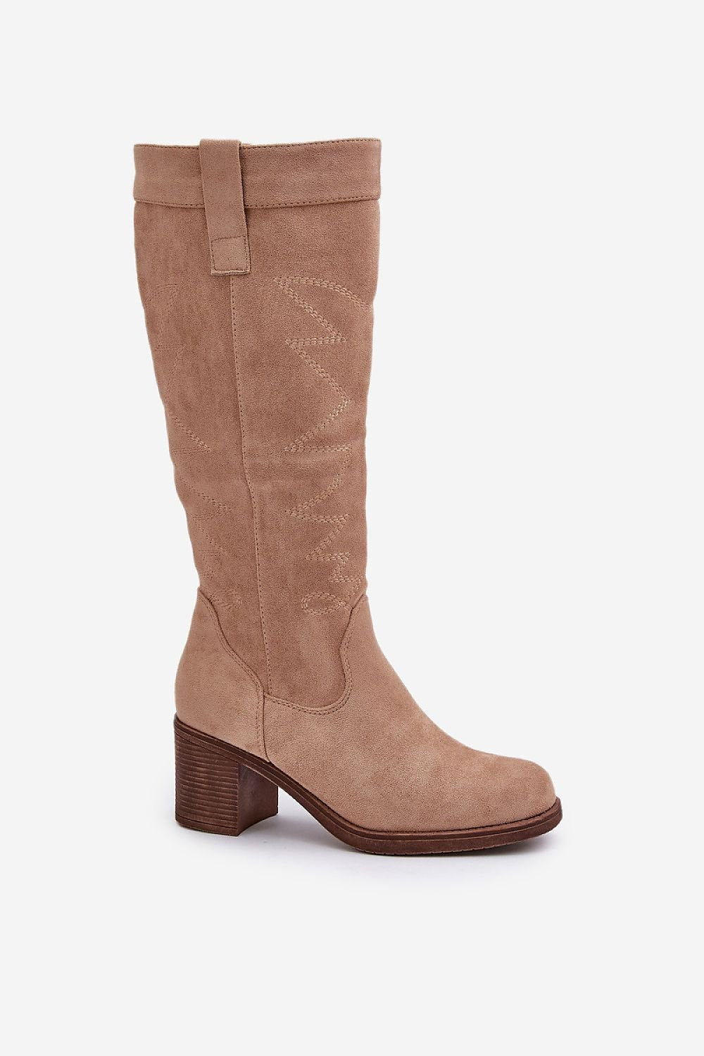 Botas elegantes de tacón bajo para un estilo casual y moderno
