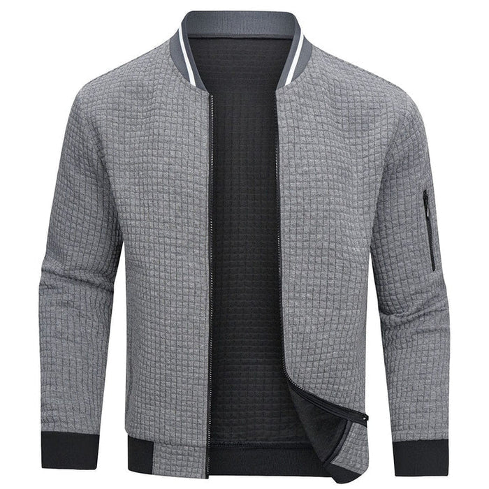 Chaqueta casual para hombre con diseño minimalista y cálido