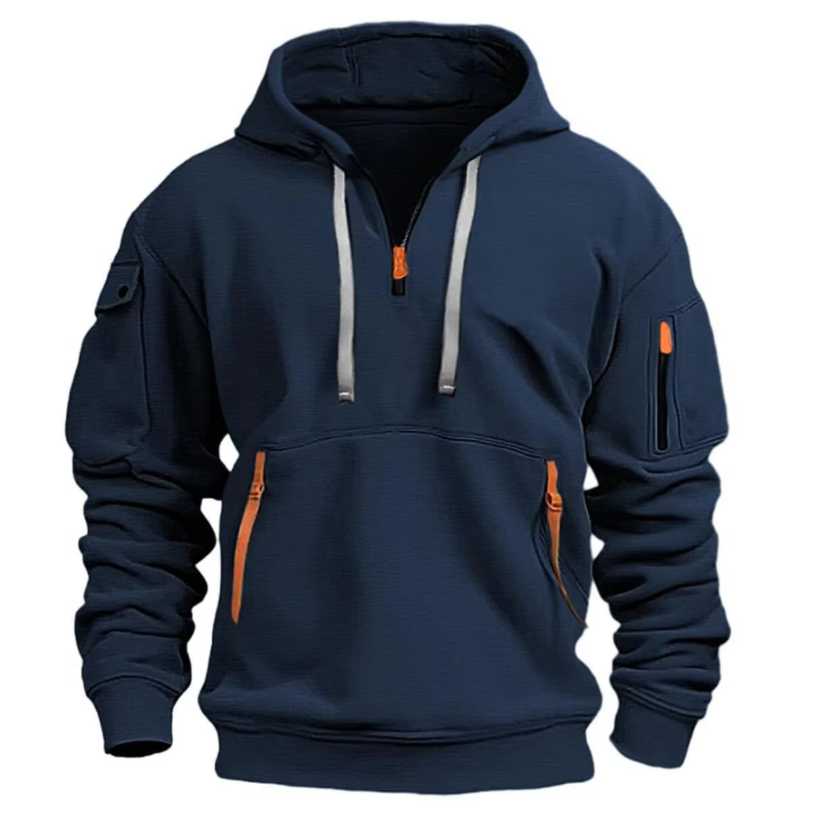 Sudadera con capucha para hombre ideal para actividades al aire libre y uso diario