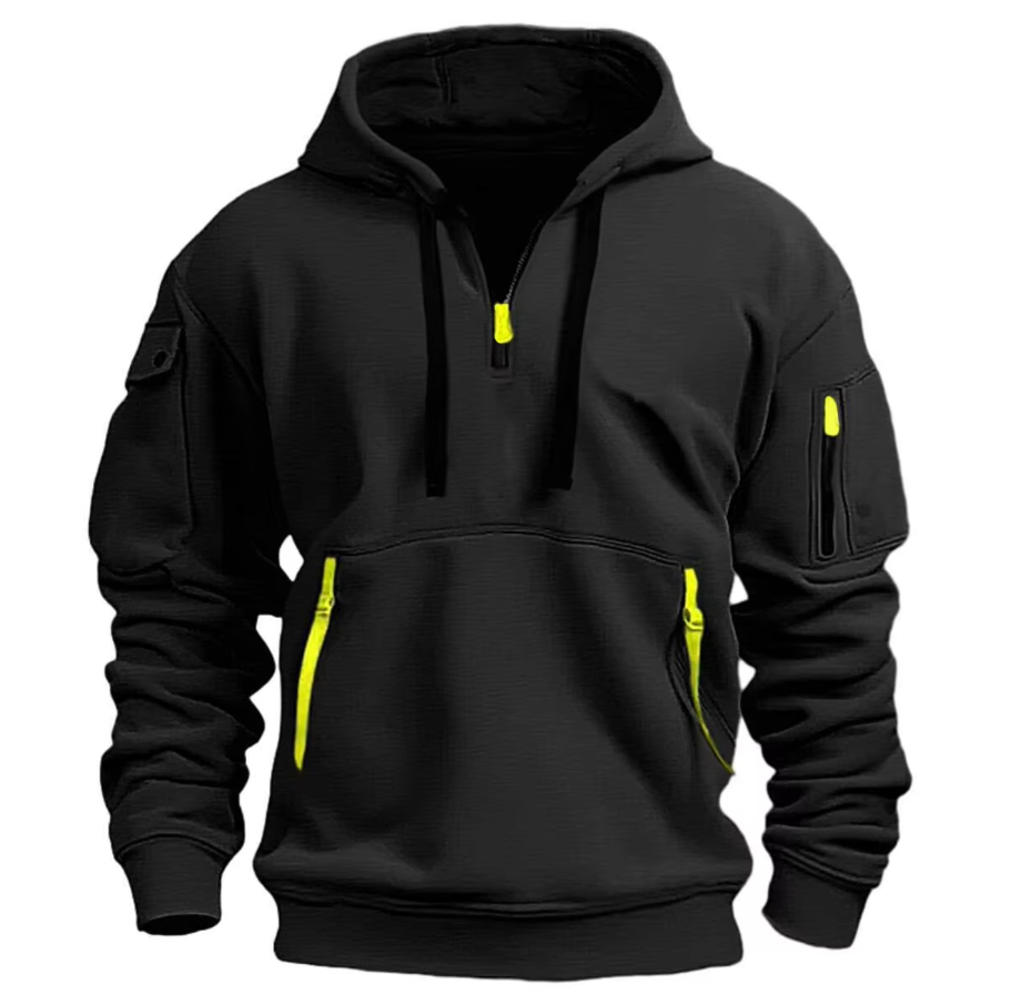Sudadera con capucha para hombre ideal para actividades al aire libre y uso diario