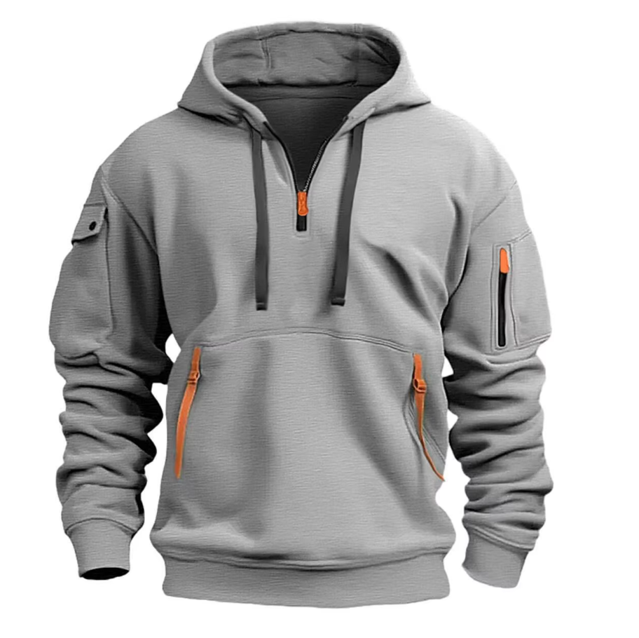 Sudadera con capucha para hombre ideal para actividades al aire libre y uso diario