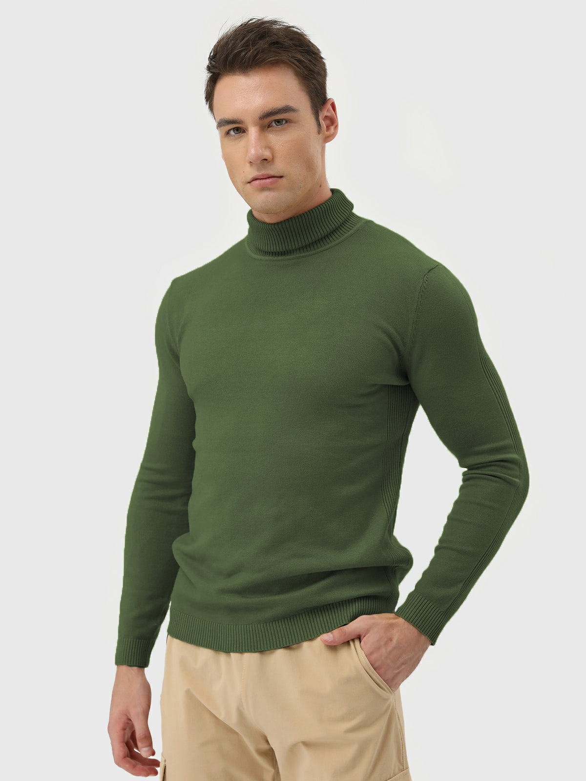 Suéter de Cuello Alto Lavable para Todas las Temporadas - Estilo Sofisticado