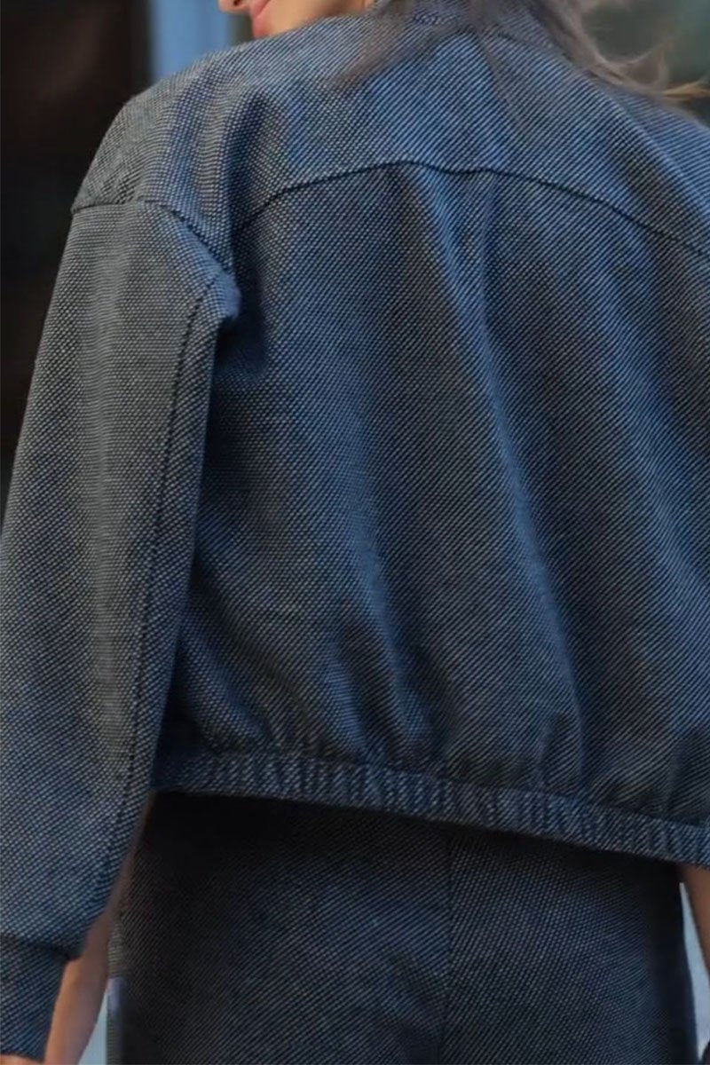 Conjunto de Chaqueta de Manga Larga con Cremallera y Pantalones para Mujeres – Estilo Único de Dos Piezas