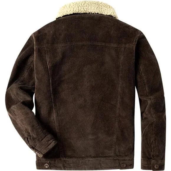 Chaqueta Trucker con Forro para Hombre - Abrigo Grueso y Cálido para Invierno