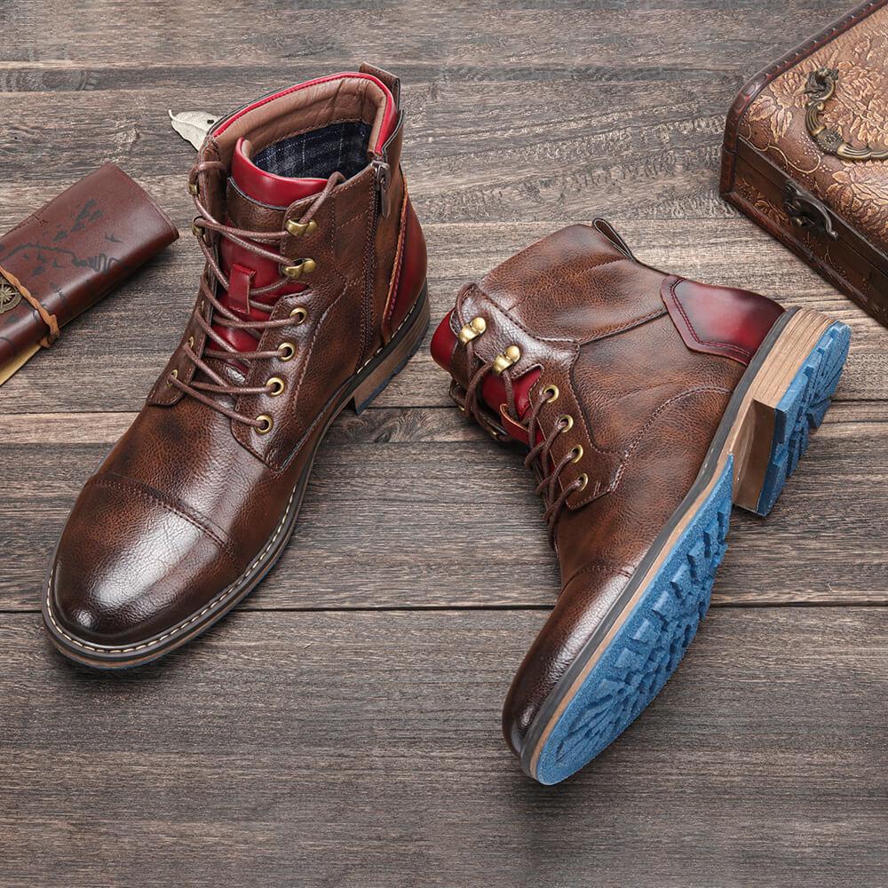 Botas de estilo occidental para hombre con diseño moderno