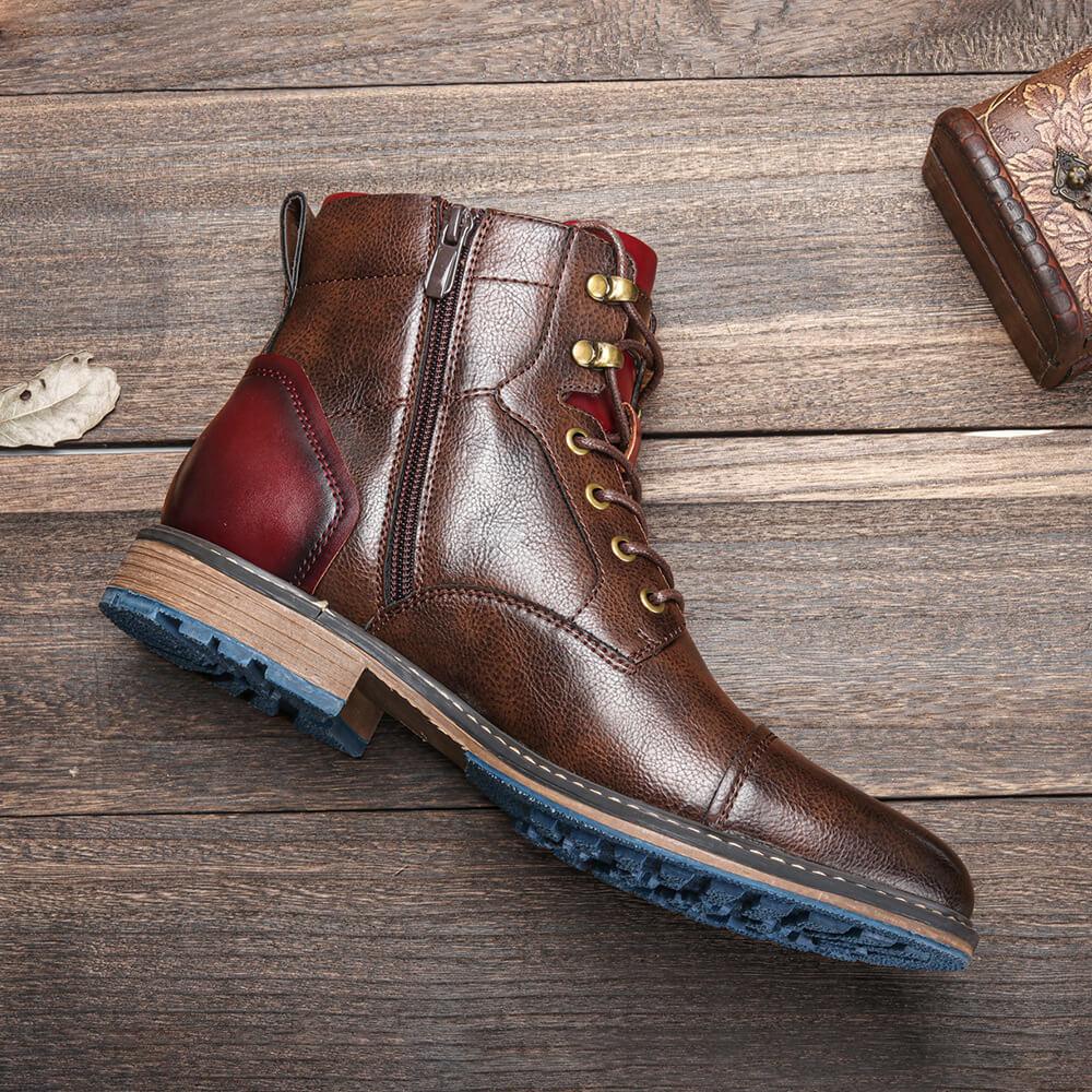 Botas de estilo occidental para hombre con diseño moderno