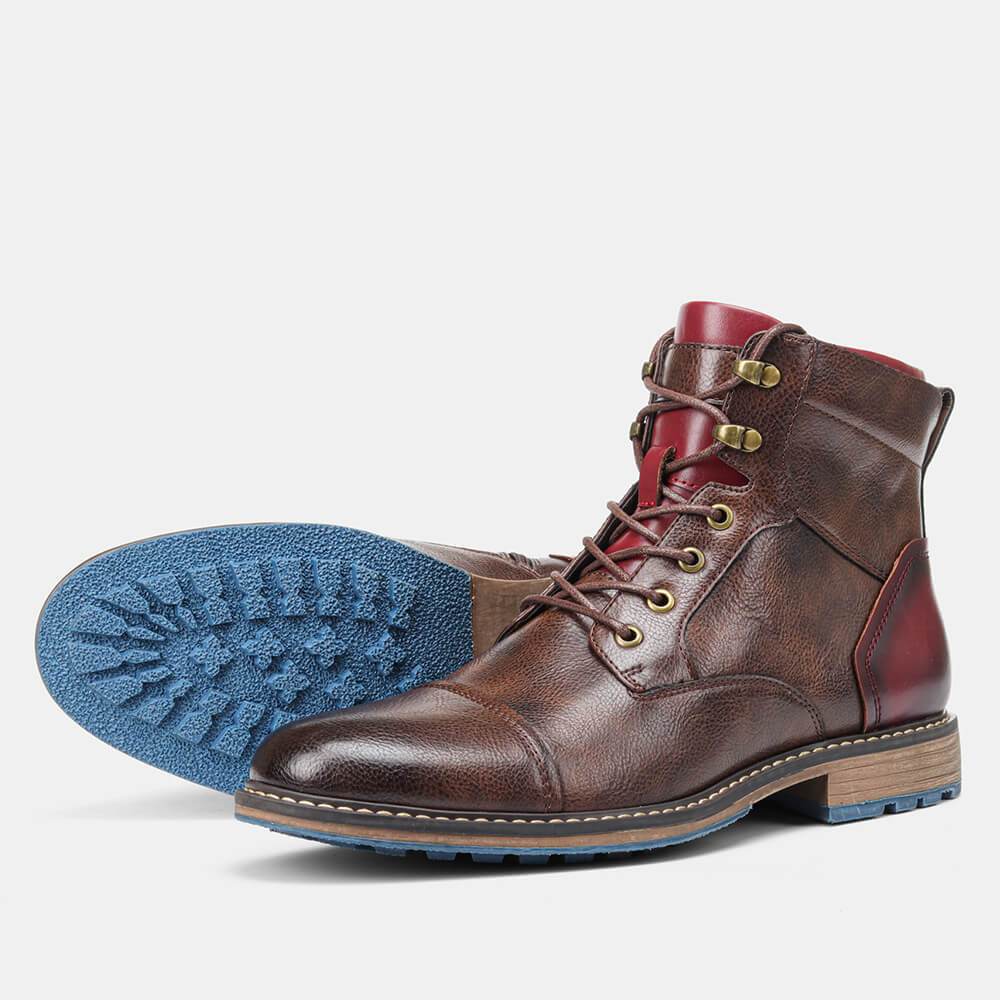 Botas de estilo occidental para hombre con diseño moderno