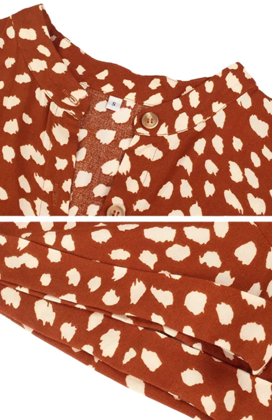 Vestido midi elegante ideal para primavera y entretiempo