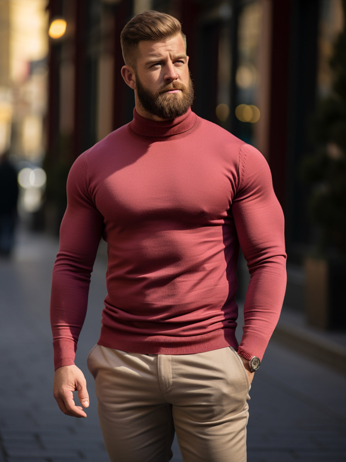 Suéter de Cuello Alto Lavable para Todas las Temporadas - Estilo Sofisticado