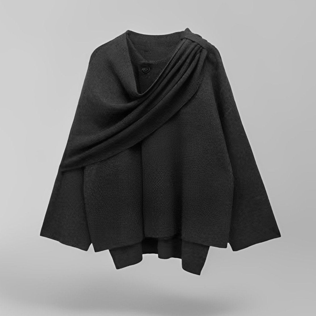 Abrigo Tipo Capa para Mujer – Moda Informal y Elegante