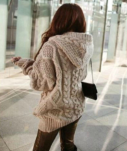 Cárdigan de Punto Suelto para Mujeres - Chaqueta Perfecta para Capas