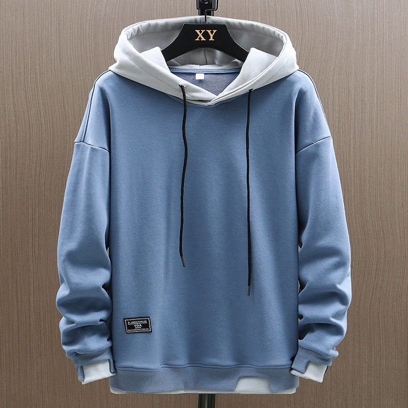 Sudadera bicolor moderna para hombre con diseño casual y cómodo