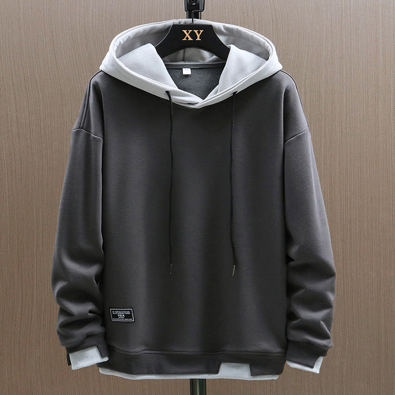 Sudadera bicolor moderna para hombre con diseño casual y cómodo