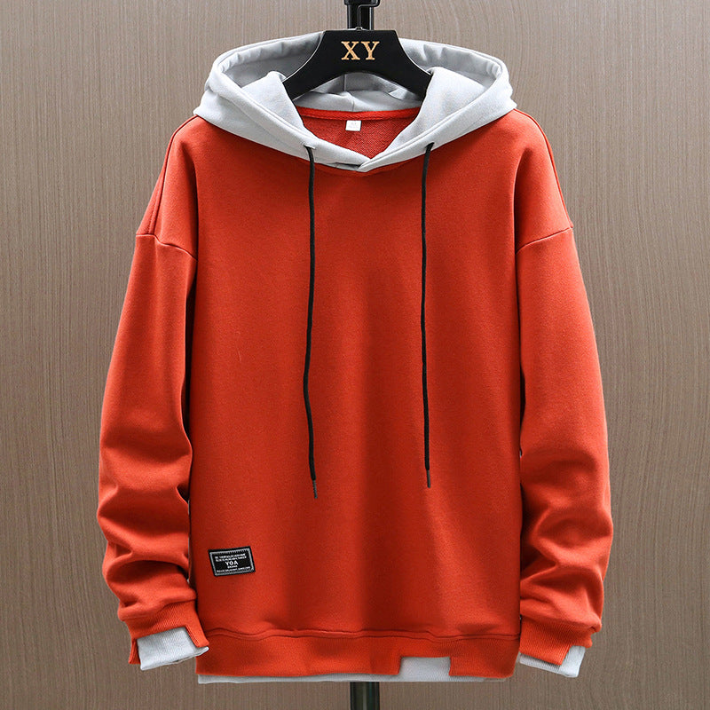 Sudadera bicolor moderna para hombre con diseño casual y cómodo