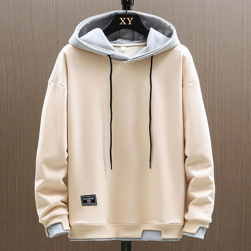 Sudadera bicolor moderna para hombre con diseño casual y cómodo
