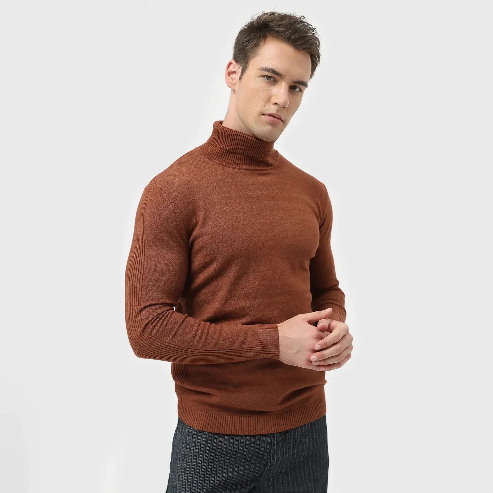 Jersey de Cuello Alto Clásico y Elegante para Hombre