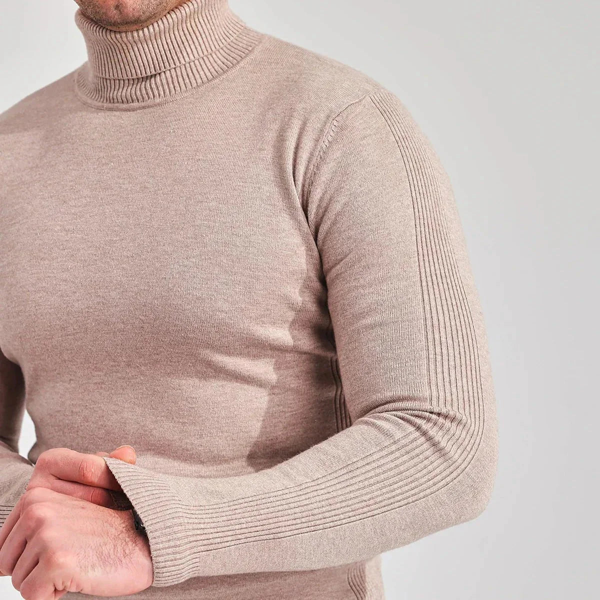 Jersey de Cuello Alto Clásico y Elegante para Hombre
