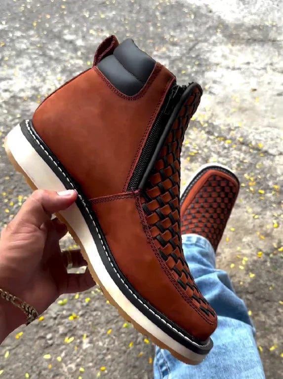 Botas Vaqueras Occidentales para Hombre - Diseño Clásico y Resistente