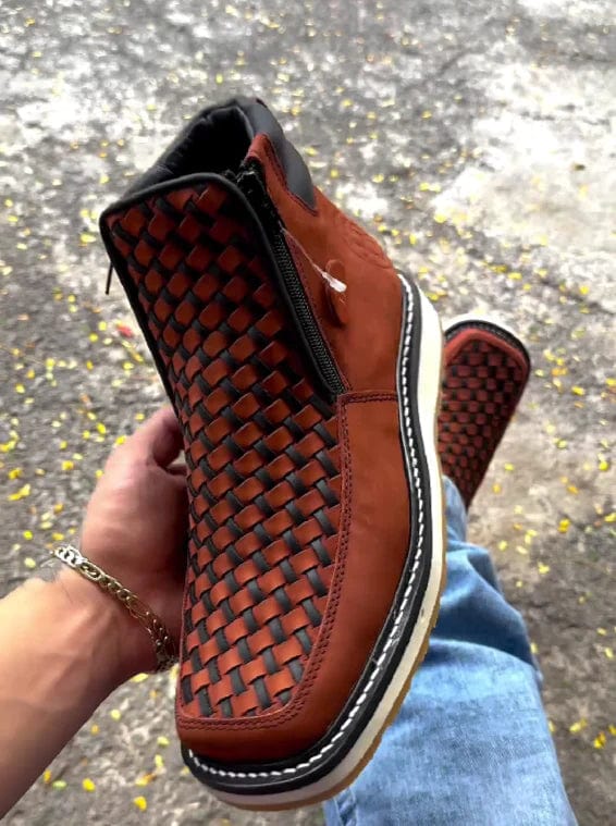 Botas Vaqueras Occidentales para Hombre - Diseño Clásico y Resistente