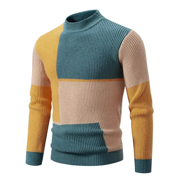 EspañolLeo - Suéter de otoño para hombre con un diseño brillante y elegante