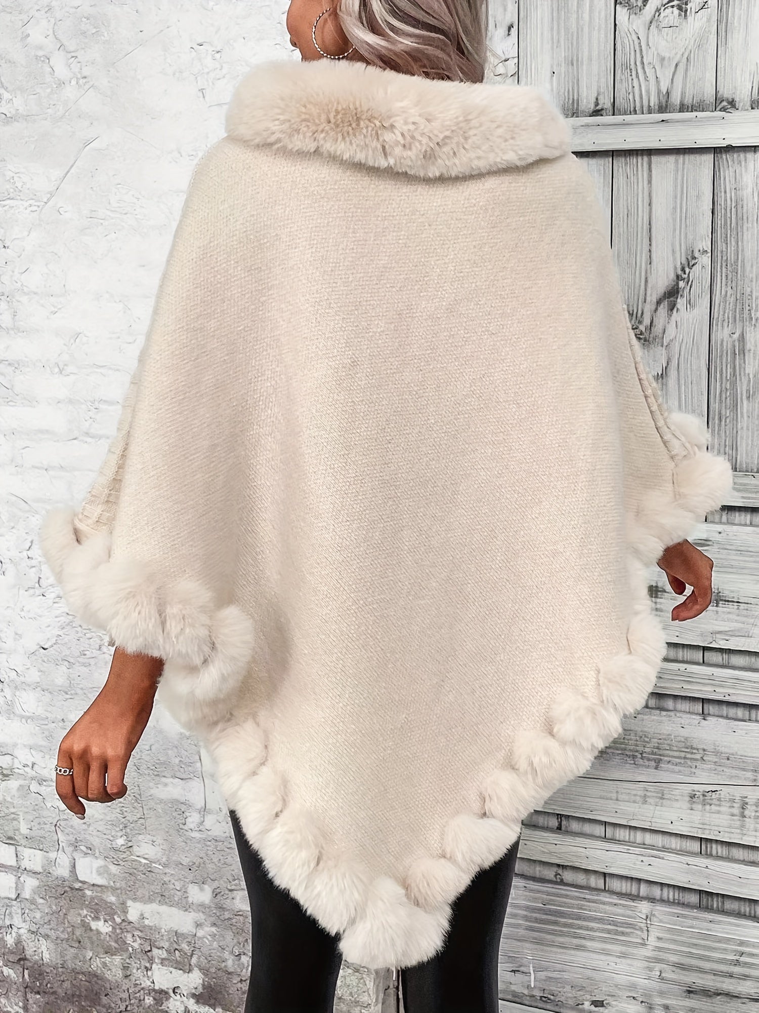 Poncho Elegante y Versátil para Otoño – Ideal para Climas Frescos