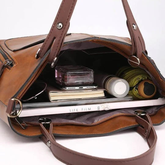 Bolso de hombro de estilo vintage para mujer