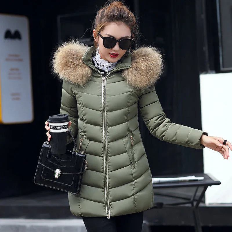 Abrigo de Invierno para Mujer con Capucha Cálido - Elegante y Cómodo para el Frío