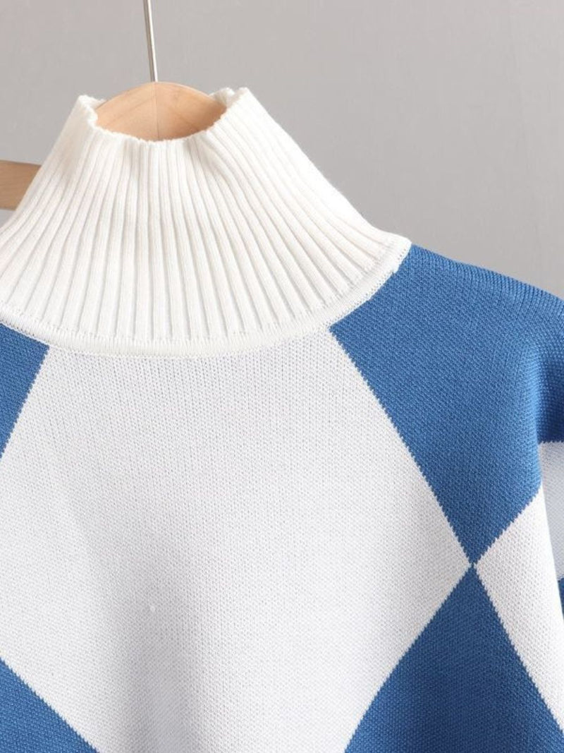 Conjunto de suéter y pantalón para mujer, moderno y cómodo para el invierno