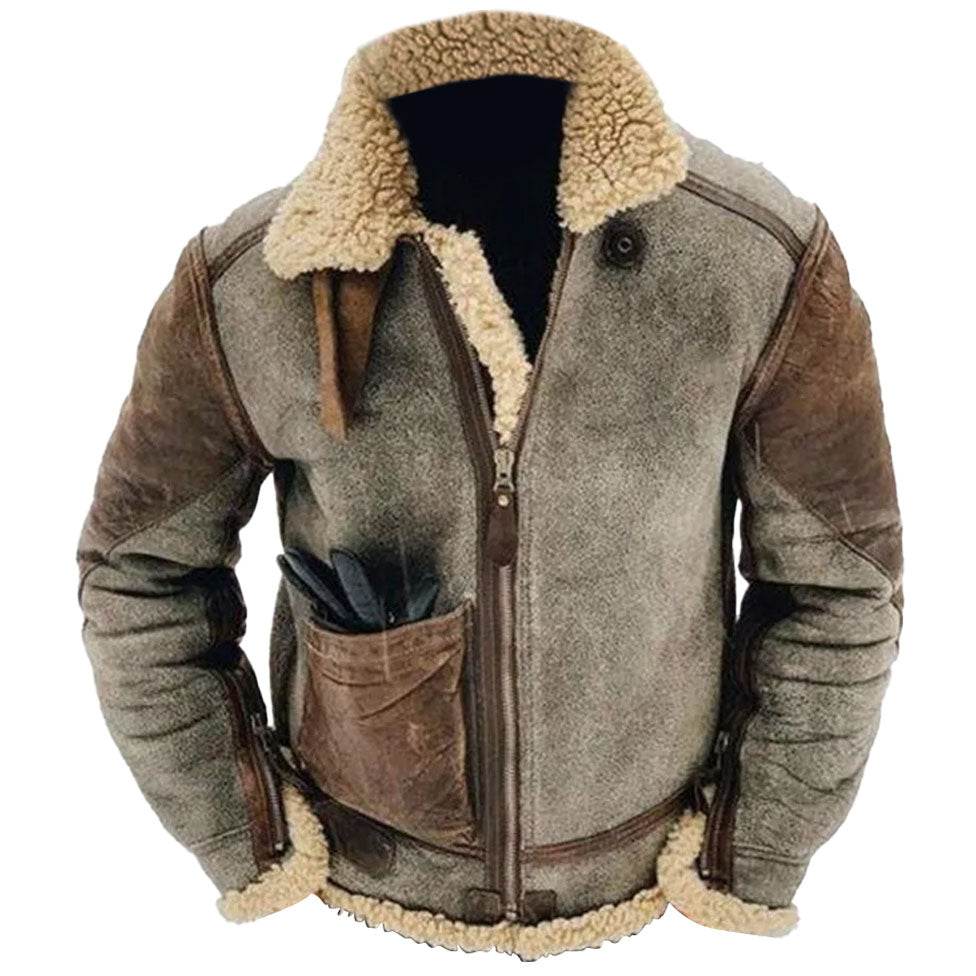 Chaqueta de Invierno para Hombre con Bolsillos Prácticos