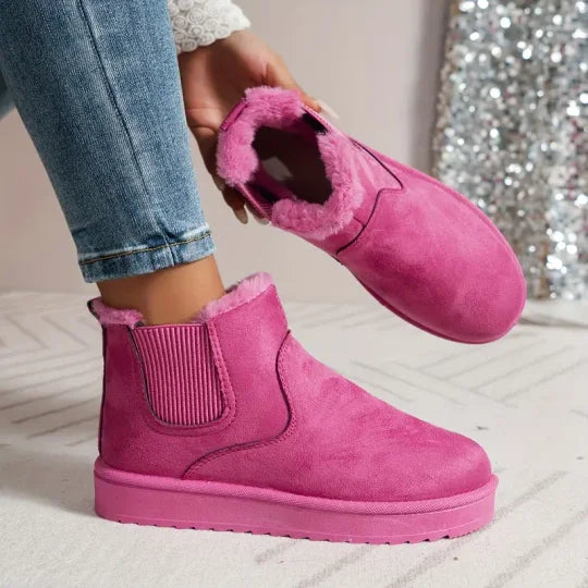 Botas clásicas lisas con tops cortos