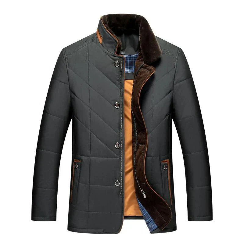 Chaqueta Clásica con Cuello para Hombre – Elegante y Cómoda Ropa Exterior