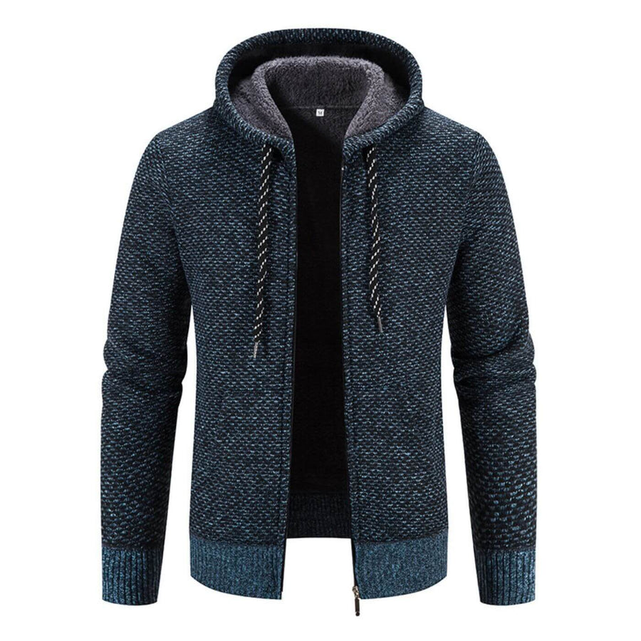 Chaqueta de invierno para hombre con capucha y estilo moderno