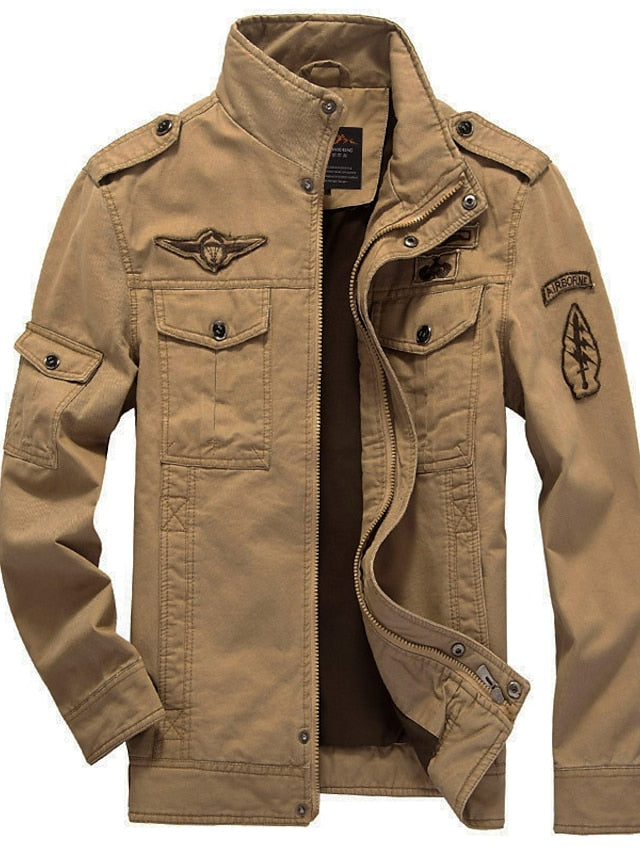 Chaqueta Bomber para Hombre para Otoño e Invierno